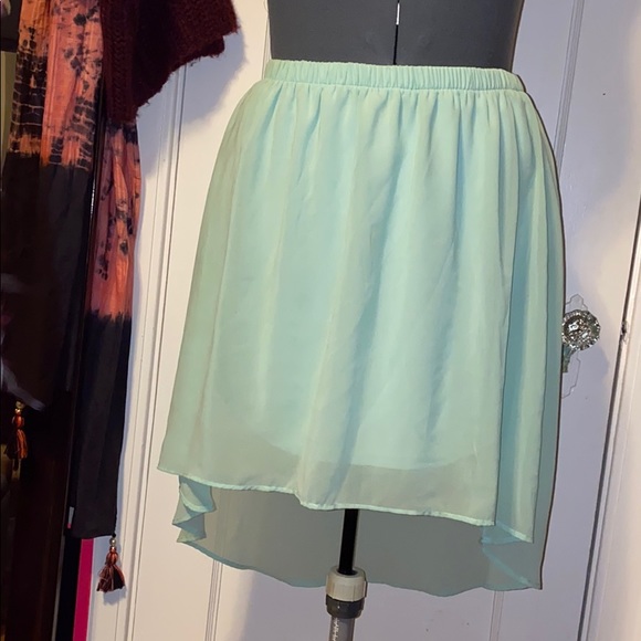 👻Mint Blue Skirt - Picture 5 of 5